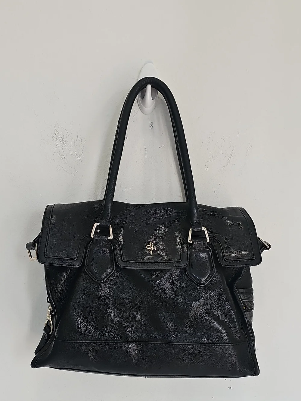 Cole Haan satchel Black Spacious